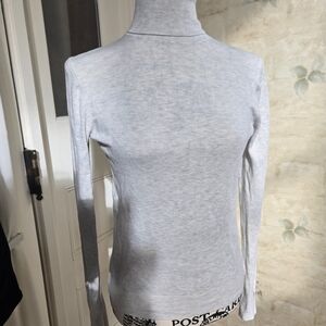 Zara Light Gray Long Sleeve Turtleneck